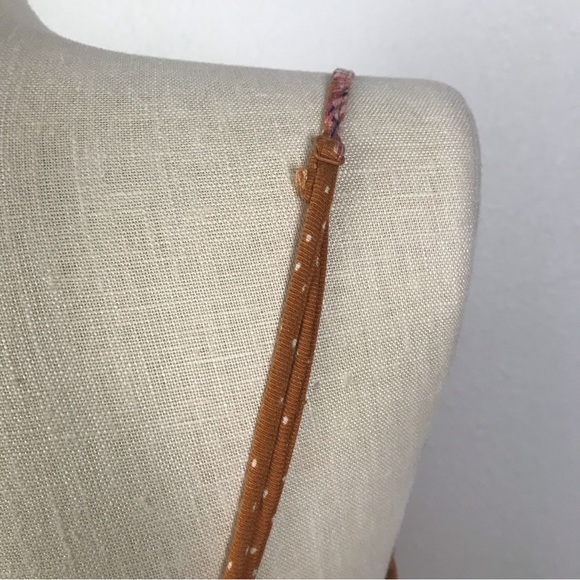 Xhilaration Asymmetrical Dress Women’s Size L Color Brown Print Floral Pullover - Picture 11 of 13